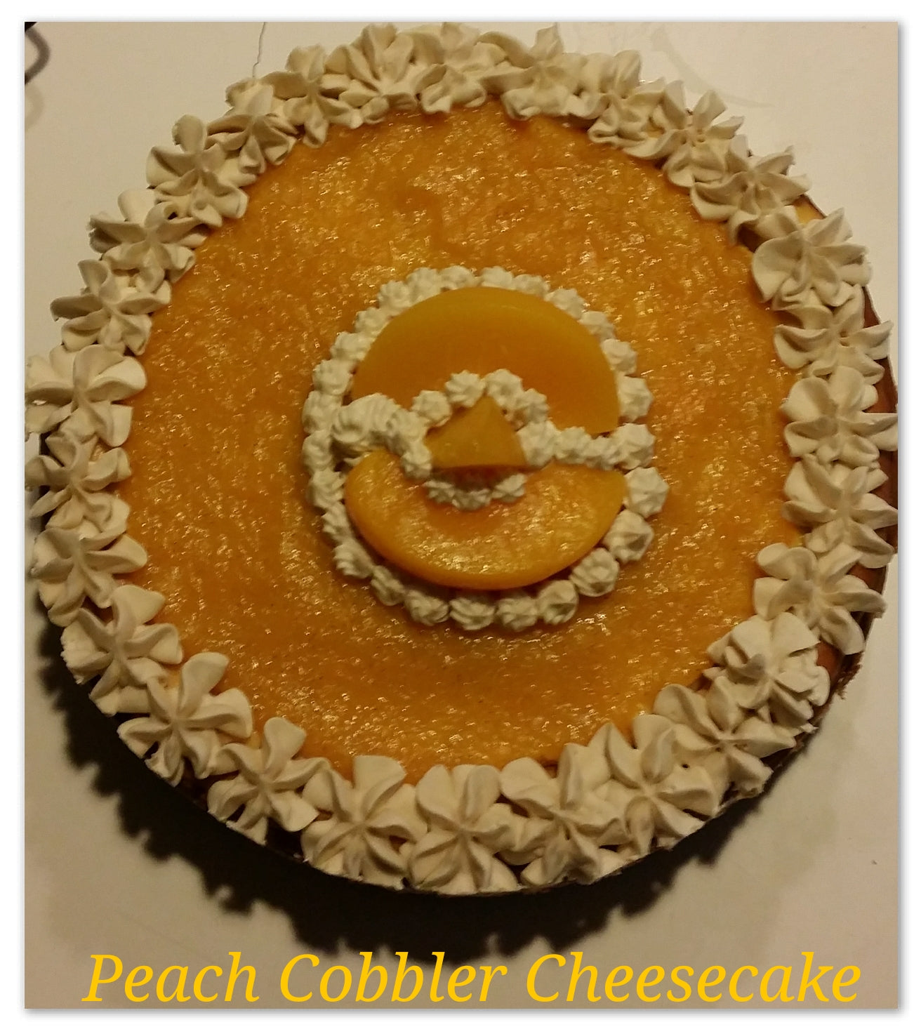 Southern Peach Cobbler Cheesecake